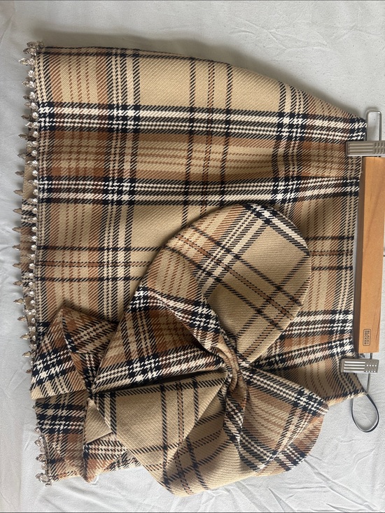 AREA Dresses & Skirts - AREA Heart Bow Plaid Mini Skirt